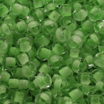 Бисер 38357 Чешский Preciosa 10/0, Прозрачный Окраска из Середины CTC, Зеленый, Круглый, (УТ0003626)