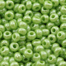 Бисер 58410 Чешский Preciosa 10/0, Непрозрачный блестящий OS, Зеленый, Круглый, (УТ0003666)
