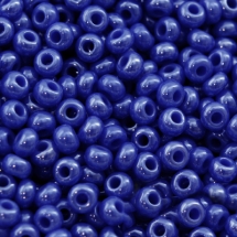 Бісер 38060 Чеський Preciosa 10/0, Непрозорий Райдужний OL, Синій, Круглий, (УТ0003722)