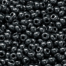 Бисер 56290 Чешский Preciosa 10/0, Прозрачный блестящий TS, Темно-зеленый, Круглый, (УТ0003734)