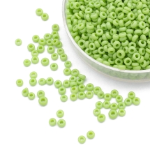 Бисер Китайский 12/0, Непрозрачный (OCS), Зеленый 44, Круглый, (УТ0003824)