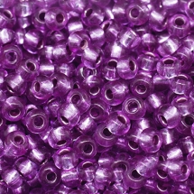 Бисер 08225 Чешский Preciosa 10/0, Кристалл Прозрачный CTCLS, Фиолетовый, Круглый, (УТ0004290)