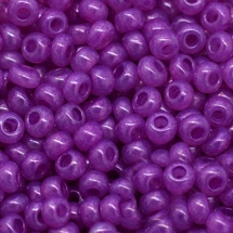 Бисер 17125 Чешский Preciosa 10/0, Алебастр Жемчужный ALTCL, Фиолетовый, Круглый, (УТ0004300)