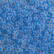 Бісер 38365 Чеський Preciosa 10/0, Матовий Забарвлення з Середини CTCM, Блакитний, Круглий, (УТ0004305)