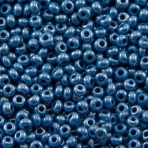 Бисер 38220 Чешский Preciosa 10/0, Непрозрачный Радужный OL, Синий, Круглый, (УТ0004307)