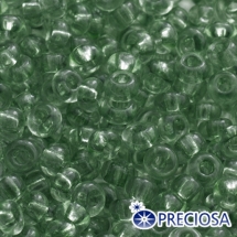 Бисер Preciosa 10/0 цв. 01163, Фасовка 5г, Прозрачный Солгель Окрашенный CSD, Зеленый, Круглый, (УТ0004526)