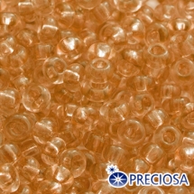Бисер 01184 Чешский Preciosa 10/0, Фасовка 5г, Прозрачный Солгель Окрашенный CSD, Оранжевый, Круглый, (УТ0004532)