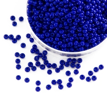 Бісер 33050 Чеський Preciosa 10/0, Природний Непрозорий NO, Синій, Круглий, (УТ0004367)
