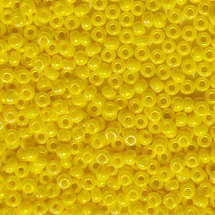 Бисер 84130 Чешский Preciosa 10/0, Непрозрачный Радужный OL, Желтый, Круглый, (УТ0004382)