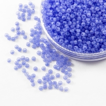 Бисер 02131 Чешский Preciosa 10/0, Алебастр Цветной DA, Синий, Круглый, (УТ0004417)