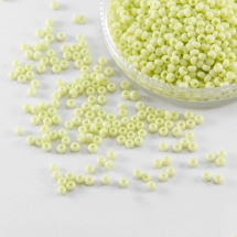 Бисер 03153 Чешский Preciosa 10/0, Солгель Окрашенный SDC, Зеленый, Круглый, (УТ0004448)