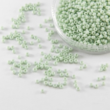 Бисер 03163 Чешский Preciosa 10/0, Солгель Окрашенный SDC, Зеленый, Круглый, (УТ0004450)