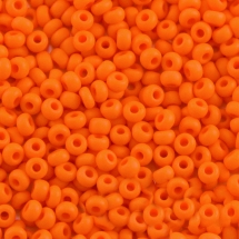 Бисер 93140 Чешский Preciosa 10/0, Непрозрачный матовый OM, Оранжевый, Круглый, (УТ0004476)
