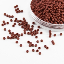 Бисер 13600 Чешский Preciosa 10/0, Непрозрачный матовый OM, Коричневый, Круглый, (УТ0004477)