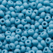 Бісер 63030 Чеський Preciosa 10/0, Природний Непрозорий NO, Блакитний, Круглий, (УТ0004954)