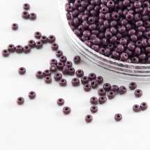Бисер 23040 Чешский Preciosa 10/0, Естественный Непрозрачный NO, Сиреневый, Круглый, (УТ0004959)