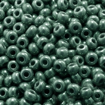 Бисер 58240 Чешский Preciosa 10/0, Непрозрачный блестящий OS, Зеленый, Круглый, (УТ0005754)
