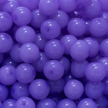 Бусины Акриловые Желейные, Круглые, Цвет: Орхидея, Диаметр: 8мм, Отв-тие 2мм, около 175 шт/50 г, (УТ0005725)