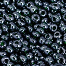 Бисер 58270 Чешский Preciosa 10/0, Непрозрачный блестящий OS, Зеленый, Круглый, (УТ0009619)