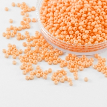 Бисер 16389 Чешский Preciosa 10/0, Солгель Окрашенный SDC, Оранжевый, Круглый, (УТ0010266)