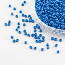 Бисер 63080 Чешский Preciosa 10/0, Естественный Непрозрачный NO, Синий, Круглый, (УТ0010264)