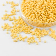 Бисер 16383 Чешский Preciosa 10/0, Солгель Окрашенный SDC, Желтый, Круглый, (УТ0010274)