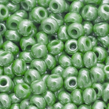 Бисер 58210 Чешский Preciosa 10/0, Непрозрачный блестящий OS, Зеленый, Круглый, (УТ0010317)