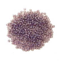 Бисер 26010 Чешский Preciosa 10/0, Прозрачный блестящий TS, Фиолетовый, Круглый, (УТ0010443)