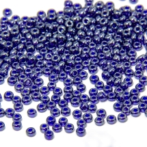 Бисер 36110 Чешский Preciosa 10/0, Прозрачный блестящий TS, Синий, Круглый, (УТ0010444)