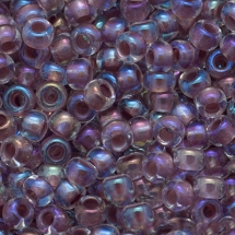 Бисер 58518 Чешский Preciosa 10/0, Прозрачный радужный TR, Сиреневый, Круглый, (УТ0011253)