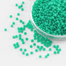 Бисер 17358 Чешский Preciosa 10/0, Алебастр Жемчужный ALTCL, Зеленый, Круглый, (УТ0011258)