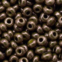 Бисер 83112 Чешский Preciosa 10/0, Непрозрачный Радужный OL, Коричневый, Круглый, (УТ0011270)