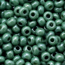 Бісер 53233 Чеський Preciosa 10/0, Природний Непрозорий NO, Зелений, Круглий, (УТ0011272)