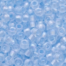 Бисер 58532 Чешский Preciosa 10/0, Прозрачный радужный TR, Голубой, Круглый, (УТ0011280)
