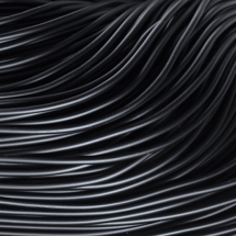 Шнур Резиновый Цельный, без отверстия, Цвет: Черный, Размер: Толщина 1мм, (УТ0011721)