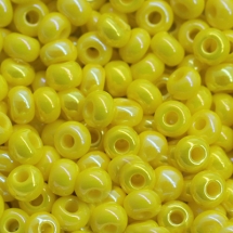 Бісер 84110 Чеський Preciosa 10/0, Непрозорий Райдужний OL, Жовтий, Круглий, (УТ0012658)