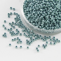 Бісер 18536 Чеський Preciosa 10/0, Металік Матовий CTMM, Блакитний, Круглий, (УТ0012645)