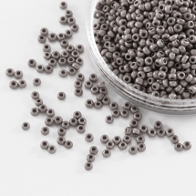 Бисер 18549 Чешский Preciosa 10/0, Металлик Матовый CTMM, Серый, Круглый, (УТ0012648)