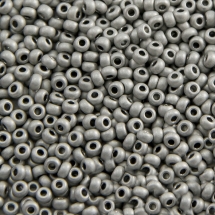 Бисер 18542 Чешский Preciosa 10/0, Металлик Матовый CTMM, Серый, Круглый, (УТ0012646)