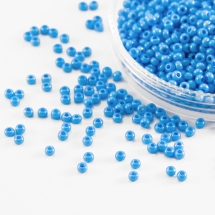 Бисер 16365 Чешский Preciosa 10/0, Солгель Окрашенный SDC, Синий, Круглый, (УТ0015371)