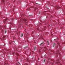 Бисер 08275 Чешский Preciosa 10/0, Кристалл Прозрачный CTCLS, Розовый, Круглый, (УТ0015374)