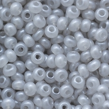 Бисер 17249 Чешский Preciosa 10/0, Алебастр Жемчужный ALTCL, Серый, Круглый, (УТ0015370)