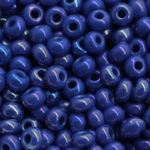 Бисер 34210 Чешский Preciosa 10/0, Непрозрачный Радужный OL, Синий, Круглый, (УТ0018504)