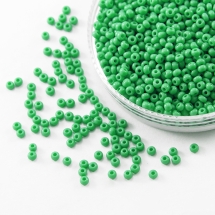Бісер 52240 Чеський Preciosa 10/0, Природний Непрозорий NO, Зелений, Круглий, (УТ0018509)