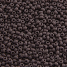 Бисер 13780 Чешский Preciosa 10/0, Непрозрачный матовый OM, Коричневый, Круглый, (УТ0018515)