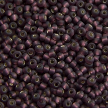 Бисер 27060 Чешский Preciosa 10/0, Матовый Окраска из Середины CTCM, Фиолетовый, Круглый, (УТ0024610)