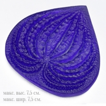 Молд Лист Антуриум, для одного одностороннего листика, Размер: 7.5х7.5см, арт.3059, (УТ0024559)