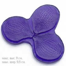 Молд Цветок Ванда, для одного одностороннего Цветка, Размер: 9х9.8см, арт.3051, (УТ0024542)