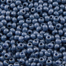 Бісер 33023 Чеський Preciosa 10/0, Природний Непрозорий NO, Блакитний, Круглий, (УТ0024622)