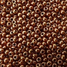 Бисер 93199 Чешский Preciosa 10/0, Непрозрачный Радужный OL, Коричневый, Круглый, (УТ0026299)